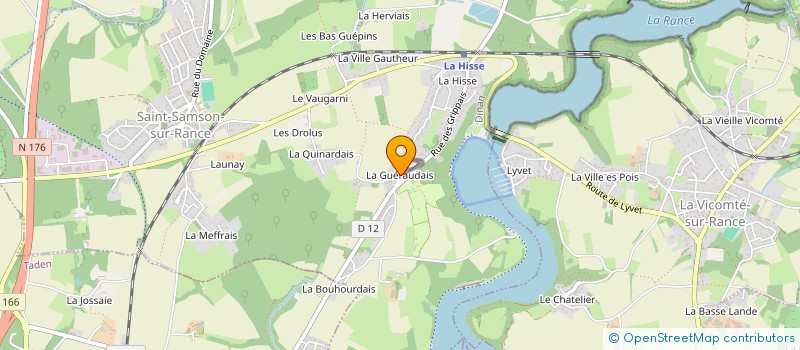 localisation de l'entreprise MADAME ANGELA QUEBRIAC  SAINT-SAMSON-SUR-RANCE