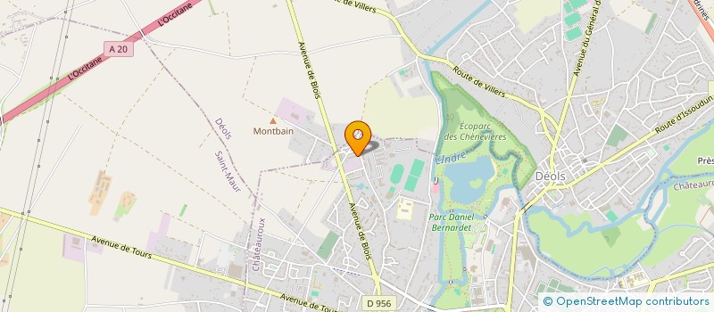 localisation de l'entreprise MADAME ANGELA RAQUEL MARRERO UBRI à CHATEAUROUX