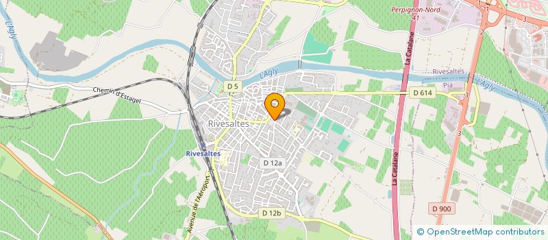 localisation de l'entreprise MADAME ANGELA RODRIGUES  RIVESALTES