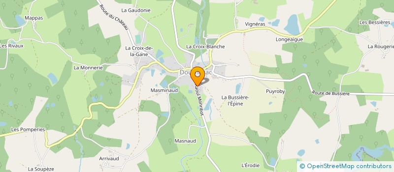 localisation de l'entreprise MADAME ANGELA ROGERS  DOURNAZAC