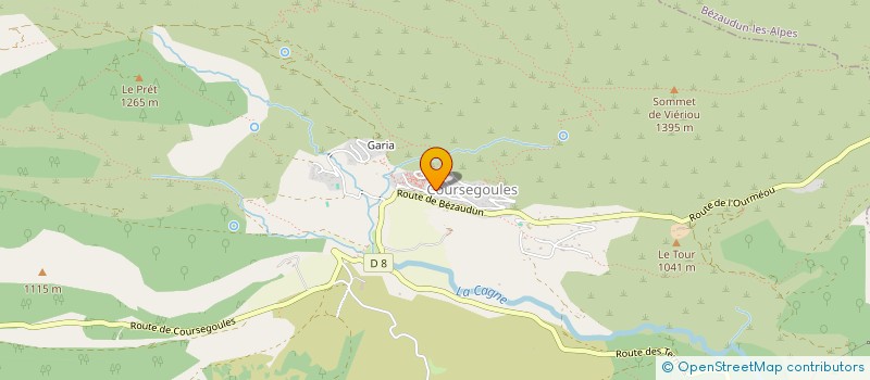 localisation de l'entreprise MADAME ANGELA ROSSO  COURSEGOULES