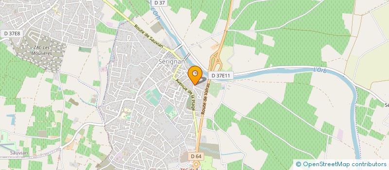localisation de l'entreprise MADAME ANGELA SANCHEZ à SERIGNAN