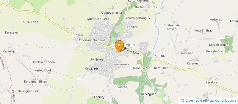 localisation de l'entreprise MADAME ANGELA SECK  PLOUDALMEZEAU