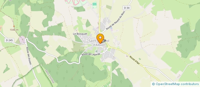 localisation de l'entreprise MADAME ANGELA SOMARRIBA HUGUET  SAINT-CHRISTOL