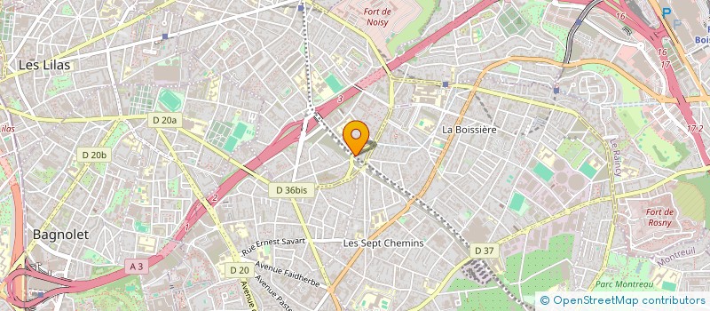 localisation de l'entreprise MADAME ANGELA STANOJEVIC  ROMAINVILLE