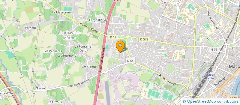 localisation de l'entreprise MADAME ANGELA TEIXEIRA  CHARNAY-LES-MACON