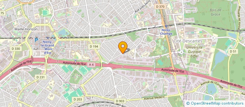 localisation de l'entreprise MADAME ANGELA TOFILAT à NOISY-LE-GRAND