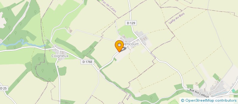 localisation de l'entreprise MADAME ANGELA TREZEUX  COURCELLES-AU-BOIS