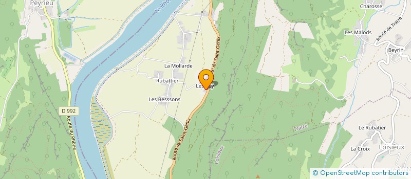 localisation de l'entreprise MADAME ANGELA TROIANO à LA BALME