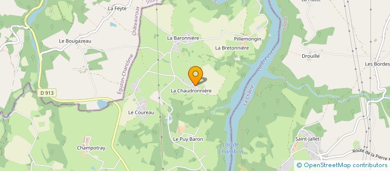 localisation de l'entreprise MADAME ANGELA VAN BRUGGEN à CROZANT