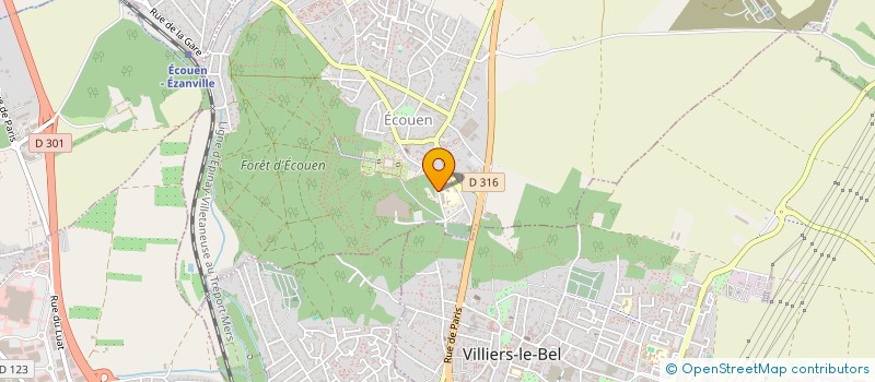 localisation de l'entreprise MADAME ANGELA YALAP  ECOUEN