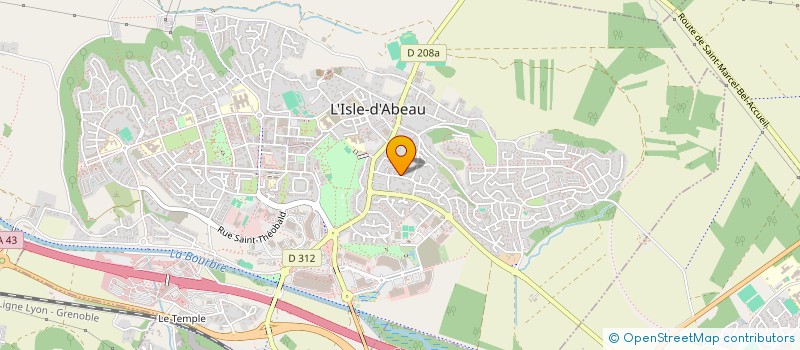 localisation de l'entreprise MADAME ANGELAS TSAKALA-ETISSA  L'ISLE-D'ABEAU