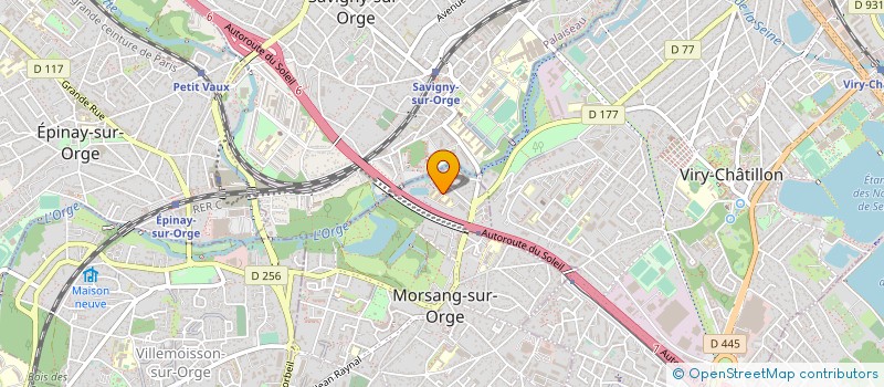 localisation de l'entreprise MADAME ANGELE AFFOGNON  MORSANG-SUR-ORGE