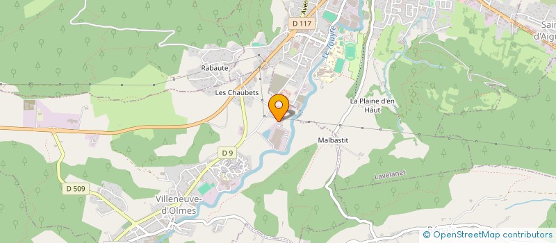 localisation de l'entreprise MADAME ANGELE AUBRY  BEAUCOUZE