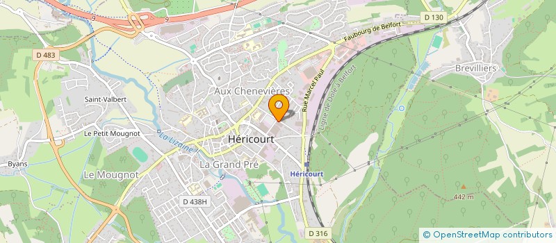 localisation de l'entreprise MADAME ANGELE BAKIR  MATHAY