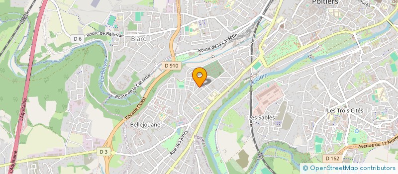 localisation de l'entreprise MADAME ANGELE BENAITIER  POITIERS