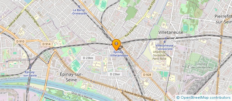 localisation de l'entreprise MADAME ANGELE BENOIT à EPINAY-SUR-SEINE