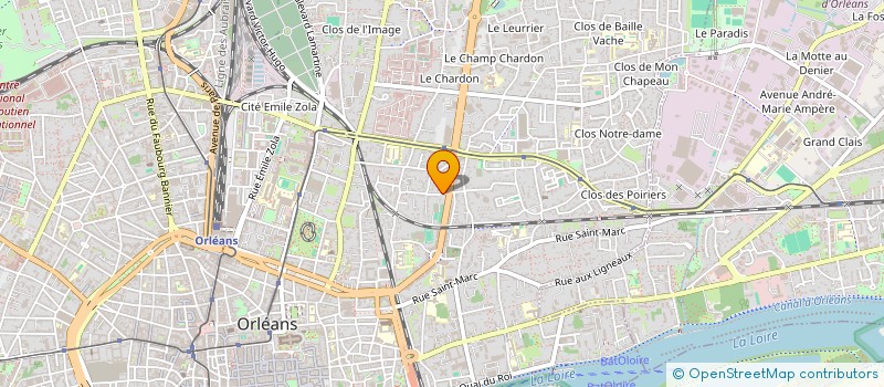 localisation de l'entreprise MADAME ANGELE BERTHONNEAU  ORLEANS