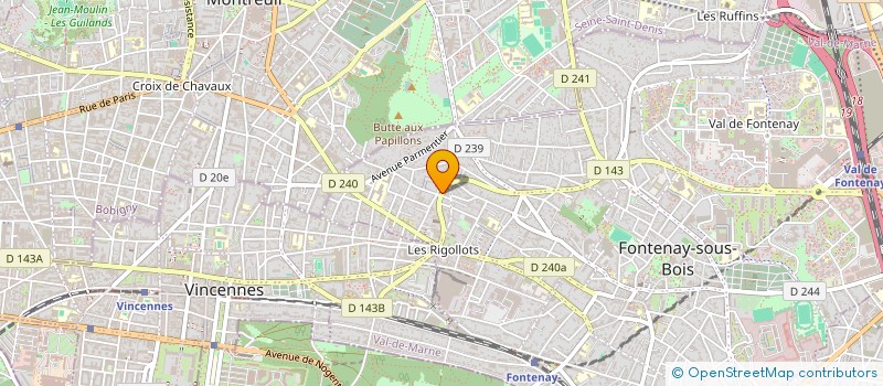 localisation de l'entreprise MADAME ANGELE BESSON à FONTENAY-SOUS-BOIS