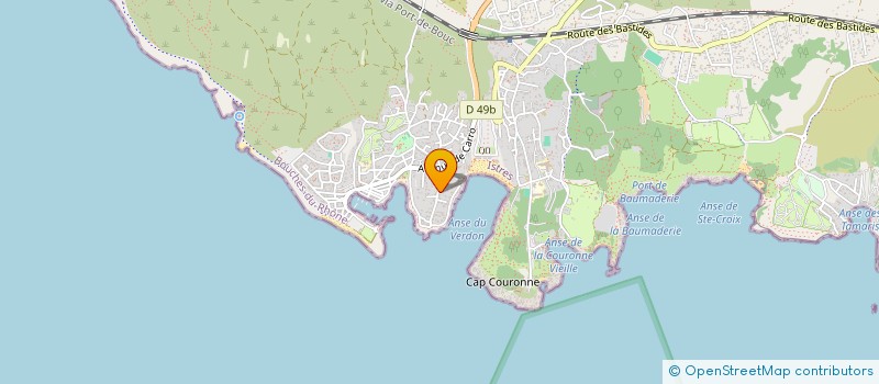 localisation de l'entreprise MADAME ANGELE BISACCIA à MARTIGUES