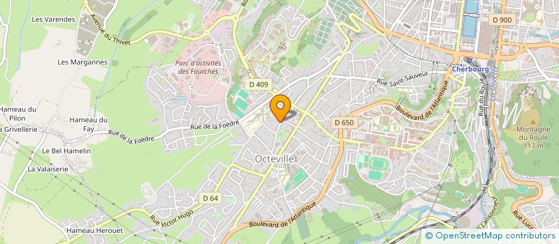 localisation de l'entreprise MADAME ANGELE BOURGET  CHERBOURG-EN-COTENTIN