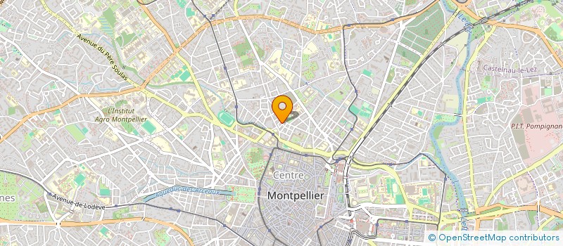 localisation de l'entreprise MADAME ANGELE BOUVANT  MONTPELLIER