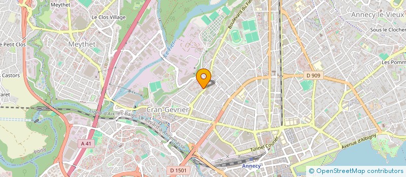 localisation de l'entreprise MADAME ANGELE BUSCEMI à ANNECY