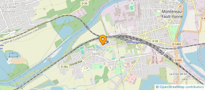 localisation de l'entreprise MADAME ANGELE CABEZAS ROMERO  VARENNES-SUR-SEINE