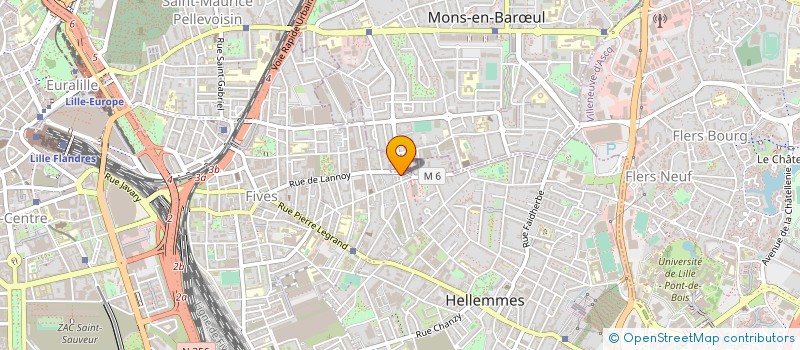 localisation de l'entreprise MADAME ANGELE CASPAR à LILLE