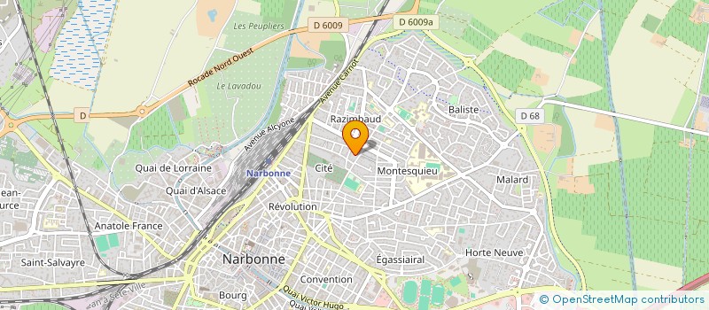 localisation de l'entreprise MADAME ANGELE CASSABEL  NARBONNE