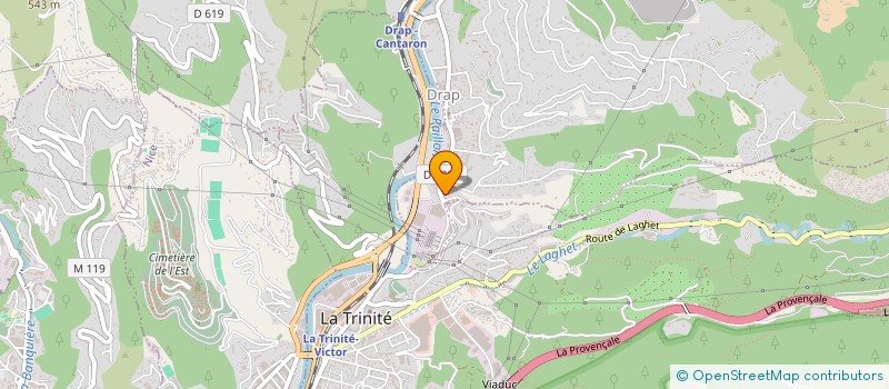 localisation de l'entreprise MADAME ANGELE CASTELLANO  DRAP