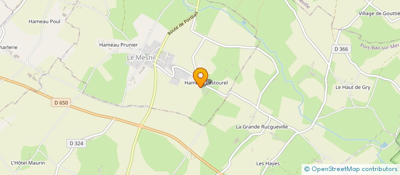 localisation de l'entreprise MADAME ANGELE CHALONY  LE MESNIL