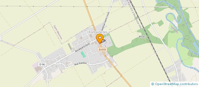 localisation de l'entreprise MADAME ANGELE CHAMPENOIS  FONTAINE-LES-GRES