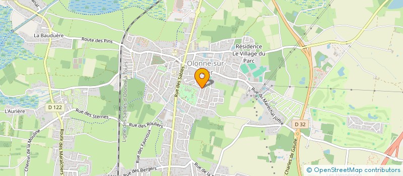 localisation de l'entreprise MADAME ANGELE CHAMPION  LES SABLES D'OLONNE