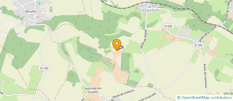 localisation de l'entreprise MADAME ANGELE CHERFILS  VEAUVILLE-LES-QUELLES