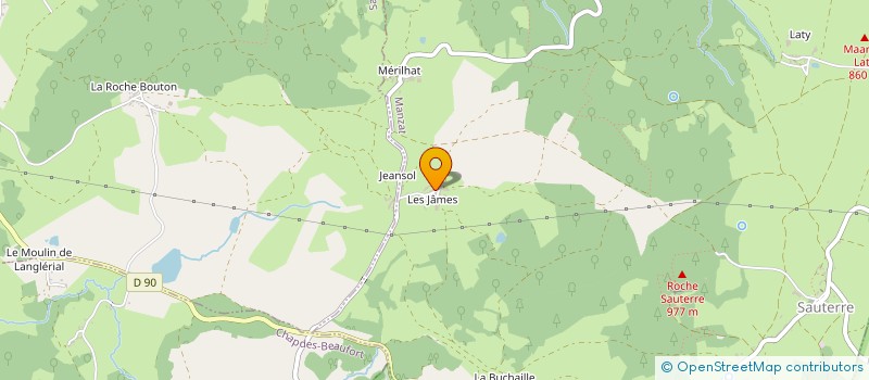 localisation de l'entreprise MADAME ANGELE CHOMILIER  MANZAT