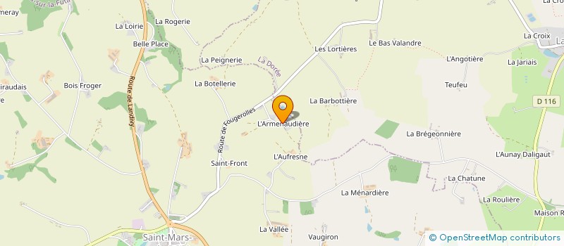 localisation de l'entreprise MADAME ANGELE CHOPIN à SAINT-MARS-SUR-LA-FUTAIE