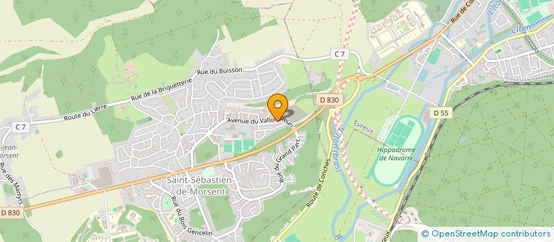 localisation de l'entreprise MADAME ANGELE CISSE  SAINT-SEBASTIEN-DE-MORSENT