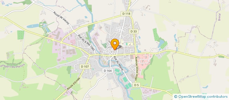 localisation de l'entreprise MADAME ANGELE COUTARD  GORRON