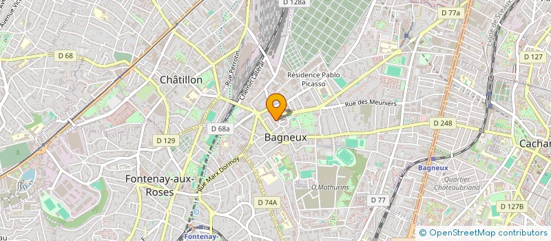 localisation de l'entreprise MADAME ANGELE CRESPIN à BAGNEUX