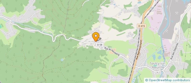 localisation de l'entreprise MADAME ANGELE DADIE  SAULCY-SUR-MEURTHE