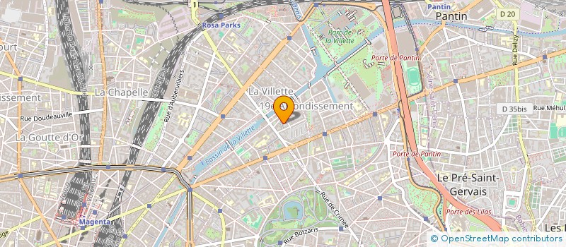 localisation de l'entreprise MADAME ANGELE DANHO  PARIS