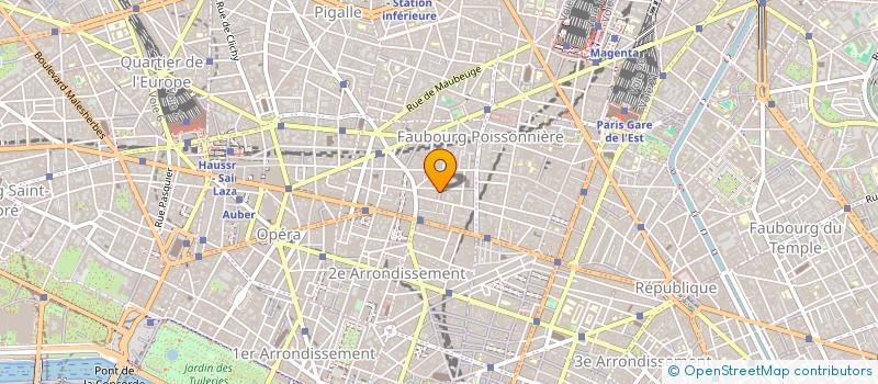 localisation de l'entreprise MADAME ANGELE DAQUE à PARIS