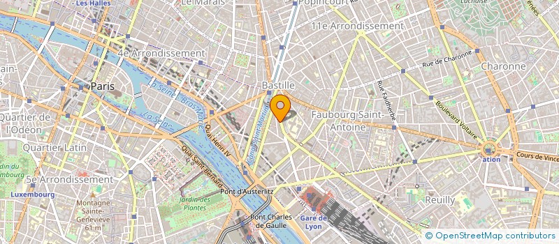 localisation de l'entreprise MADAME ANGELE DARIVON à PARIS