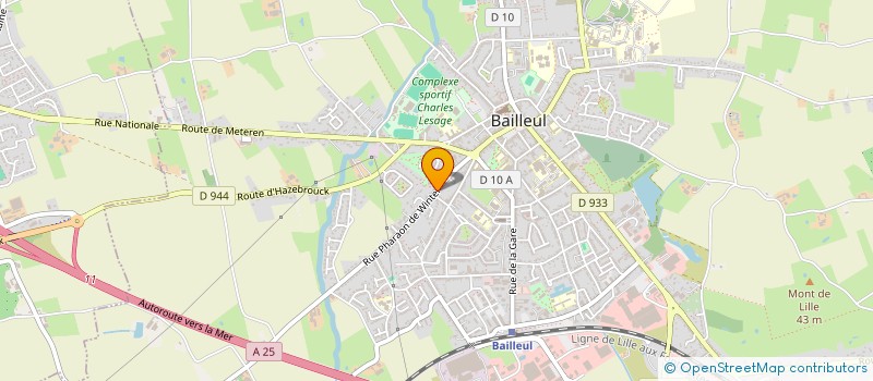 localisation de l'entreprise MADAME ANGELE DEBRUYNE à BAILLEUL