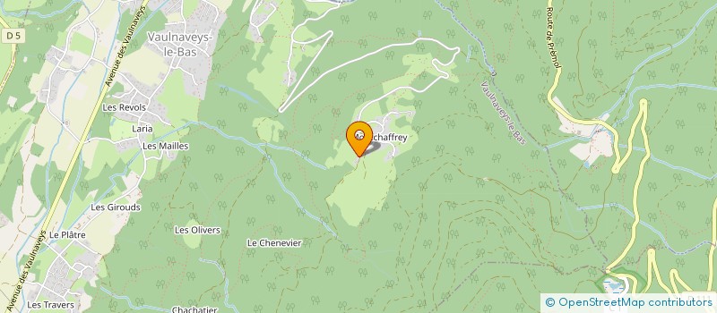 localisation de l'entreprise MADAME ANGELE DEOVIE ATYAM MVONDO  VAULNAVEYS-LE-BAS