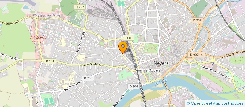 localisation de l'entreprise MADAME ANGELE DUBAS à NEVERS