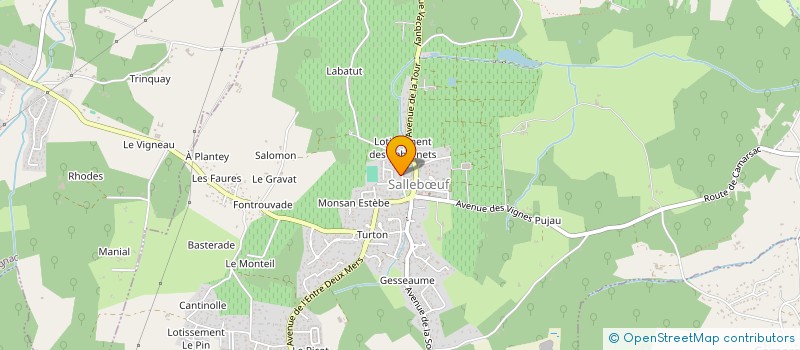 localisation de l'entreprise MADAME ANGELE DUBOIS  SALLEBUF