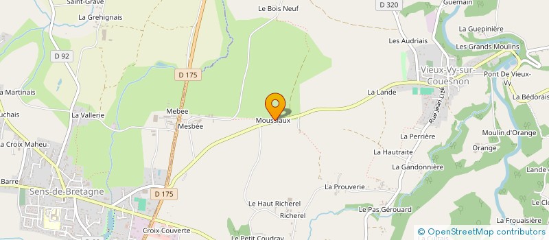 localisation de l'entreprise MADAME ANGELE DUBREIL  VIEUX-VY-SUR-COUESNON