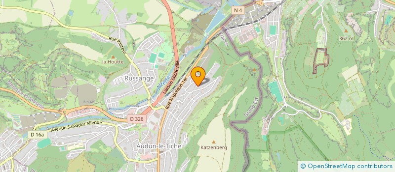 localisation de l'entreprise MADAME ANGELE ERBA à AUDUN-LE-TICHE